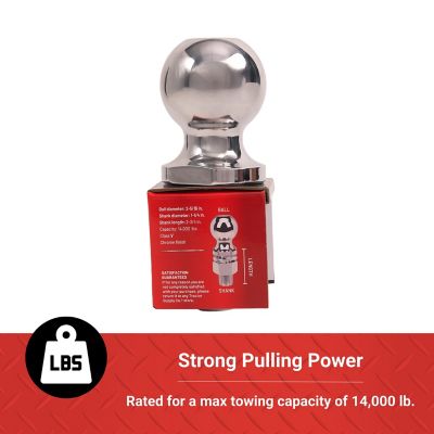 Image showing 5 th Tractor Supply 2-5/16 in. Class V Hitch Ball, 14,000 lb. Capacity, Chrome