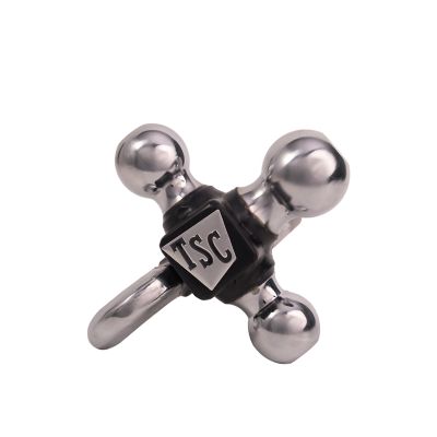 Image showing 8 th Tractor Supply 2 in. Tri-Ball Hitch Mount with Hook & 1-7/8 in., 2 in. & 2-5/16 in. Balls, 10,000 lb. Capacity