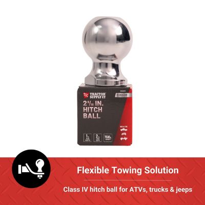 Image showing  2-5/16 in. Class IV Hitch Ball, 7,500 lb. Capacity, Chrome