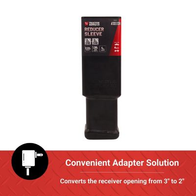Image showing  Reducer Sleeve Receiver Adapter, Converts 3 in. to 2 in. , Matte Black