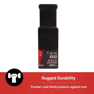 Image showing  Reducer Sleeve Receiver Adapter, Converts 3 in. to 2 in. , Matte Black