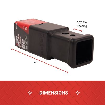 Image showing  Reducer Sleeve Receiver Adapter, Converts 3 in. to 2 in. , Matte Black