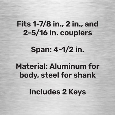 Image showing  Universal Coupler Lock, Yellow