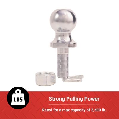 Image showing  2 in. Class II Hitch Ball, 3,500 lb. Capacity, Chrome