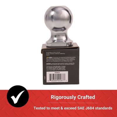 Image showing 5 th Tractor Supply 2 in. Class II Hitch Ball, 3,500 lb. Capacity, Chrome