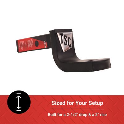 Image showing  1-1/4 in. Ball Mount, 2-1/2 in. Drop, 3,500 lb. Capacity