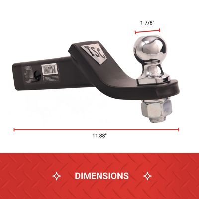 Image showing 7 th Tractor Supply 2 in. Towing Starter Kit with 1-7/8 in. Ball, 2 in. Drop, 2,000 lb. Capacity