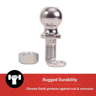 Image showing  2 in. Class IV Hitch Ball, 7,500 lb. Capacity, Chrome