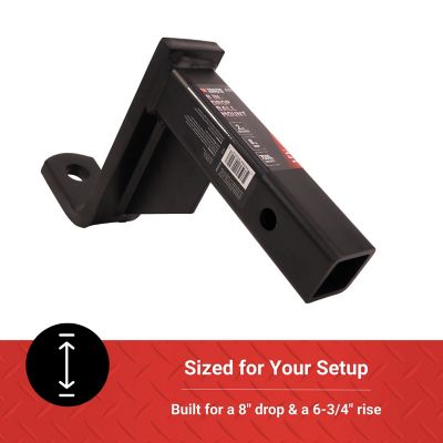 Image showing  2 in. Ball Mount, 8 in. Drop, 7,500 lb. Capacity