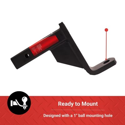 Image showing 5 th Tractor Supply 2 in. Ball Mount, 8 in. Drop, 7,500 lb. Capacity