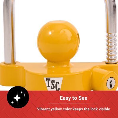 Image showing  1-1/4 in. and 2 in. Receiver Universal Coupler Lock Kit