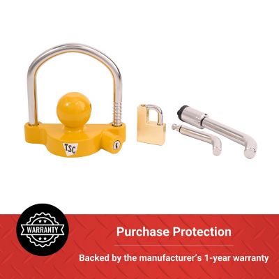 Image showing  1-1/4 in. and 2 in. Receiver Universal Coupler Lock Kit