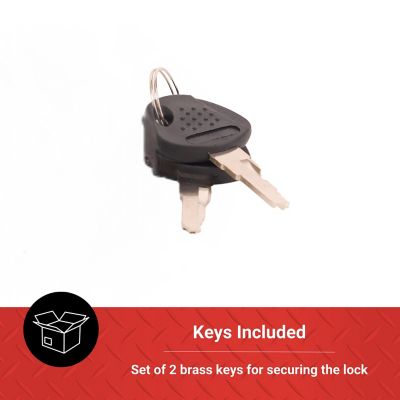 Image showing  2-1/2 in. Receiver Lock, 5/8 in. Pin Diameter, Chrome