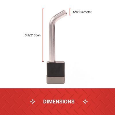 Image showing 5 th Tractor Supply 2-1/2 in. Receiver Lock, 5/8 in. Pin Diameter, Chrome