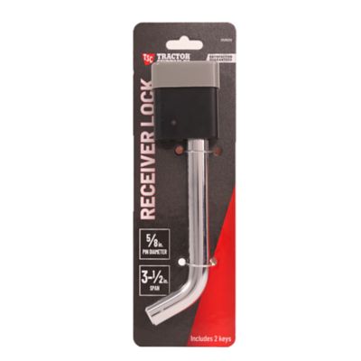 Image showing 6 th Tractor Supply 2-1/2 in. Receiver Lock, 5/8 in. Pin Diameter, Chrome