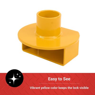 Image showing  Lunette Eye Lock, Yellow