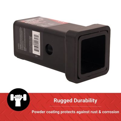 Image showing  2 in. Receiver Tube with Collar, 6 in. L, Matte Black