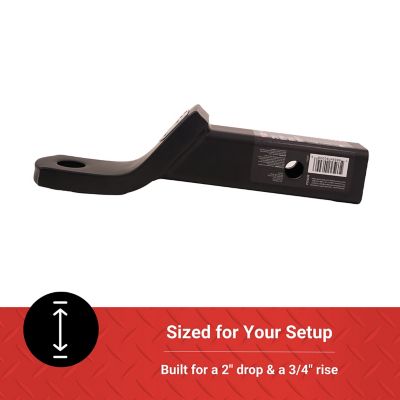 Image showing  2 in. Ball Mount, 2 in. Drop, 6,000 lb. Capacity