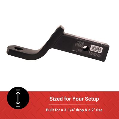 Image showing  2 in. Ball Mount, 3-1/4 in. Drop, 5,000 lb. Capacity