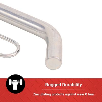 Image showing  Ball Mount Pin and Clip for 2 in. Receivers, 5/8 in., Zinc