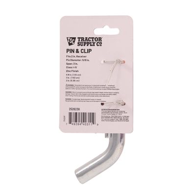 Image showing 7 th Tractor Supply Ball Mount Pin and Clip for 2 in. Receivers, 5/8 in., Zinc