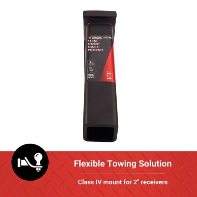 Image showing  2 in. Ball Mount, 11 in. Drop, 7,000 lb. Capacity