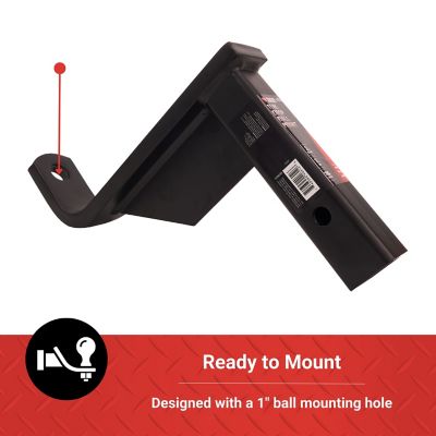 Image showing 6 th Tractor Supply 2 in. Ball Mount, 11 in. Drop, 7,000 lb. Capacity