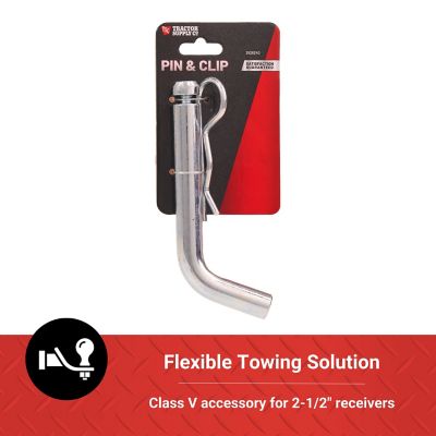 Image showing  Ball Mount Pin and Clip for 2-1/2 in. Receivers, 5/8 in., Zinc