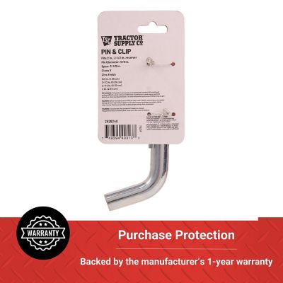 Image showing 5 th Tractor Supply Ball Mount Pin and Clip for 2-1/2 in. Receivers, 5/8 in., Zinc