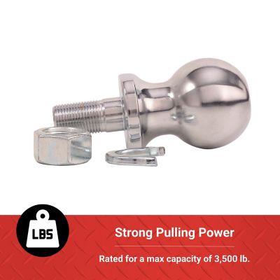 Image showing  2 in. Class II Hitch Ball, 3500 lb. Capacity, Chrome