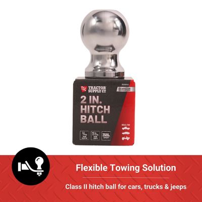 Image showing  2 in. Class II Hitch Ball, 3500 lb. Capacity, Chrome