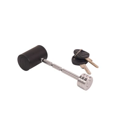 Image showing 8 th Tractor Supply 1/4 in. Pin Adjustable Coupler Lock, 1 in. to 3 in., Chrome
