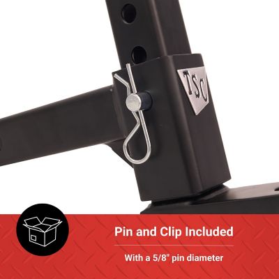 Image showing 9 th Tractor Supply 2 in. Adjustable Ball Mount, 3 to 7-1/2 in. Drop, 5,000 lb. Capacity