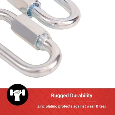 Image showing  Towing Safety Chain Links, 5/16 in., Zinc, 2-Pack