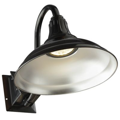 Image showing  Solar Outdoor Metal Lamp, Black