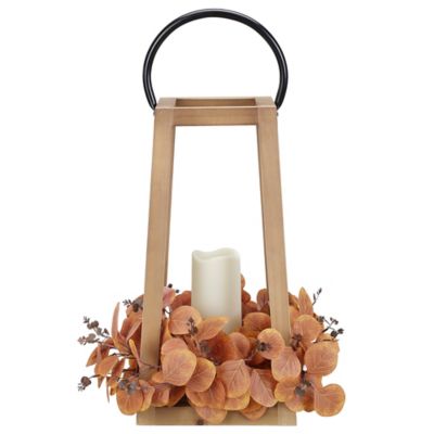 Image showing  17 in. LED Candle Floral Lantern, 5068130