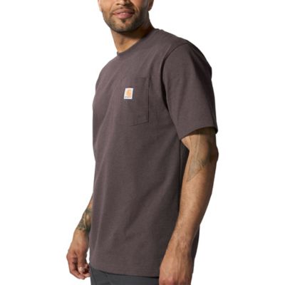 Image showing 3 th Carhartt Men's Iconic K87 Loose Fit Heavyweight Short-Sleeve Pocket T-Shirt