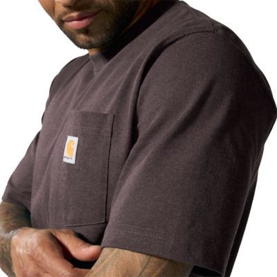 Image showing 5 th Carhartt Men's Iconic K87 Loose Fit Heavyweight Short-Sleeve Pocket T-Shirt