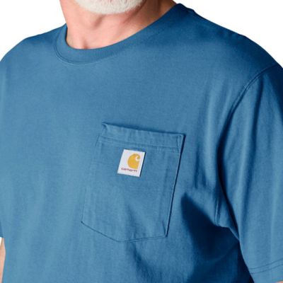 Image showing 4 th Carhartt Men's Iconic K87 Loose Fit Heavyweight Short-Sleeve Pocket T-Shirt