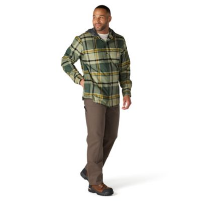 Image showing 3 th Carhartt Men's Hamilton Rugged Flex Relaxed Fit Flannel Fleece Lined Hooded Shirt Jacket