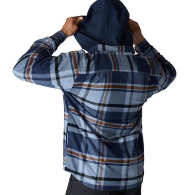 Image showing 4 th Carhartt Men's Hamilton Rugged Flex Relaxed Fit Flannel Fleece Lined Hooded Shirt Jacket