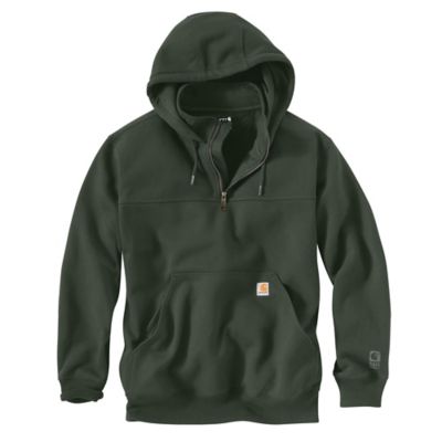 Image showing 1 th Carhartt Men's Rain Defender Loose Fit Heavyweight Quarter-Zip Sweatshirt