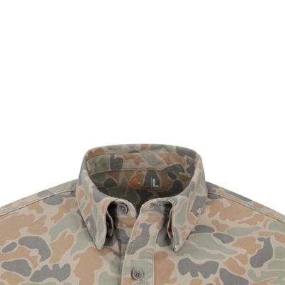 Image showing 6 th Ridgecut Men's Heritage Camo Long-Sleeve Button-Down Shirt