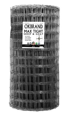 OKBRAND 330 ft. x 48 in. Square Knot CL1 Galvanized Sheep and Goat