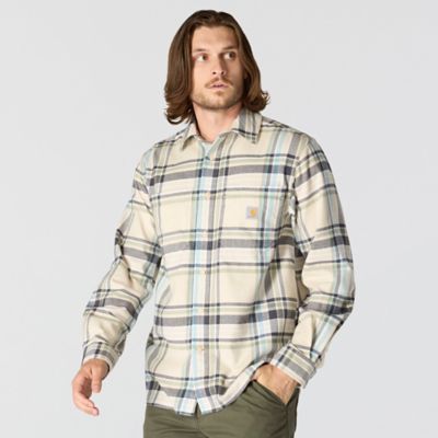 Carhartt Men's Hamilton Rugged Flex Relaxed Fit Midweight Flannel