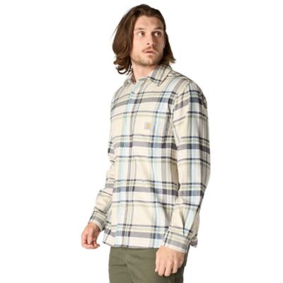 Image showing  Men's Hamilton Rugged Flex Relaxed Fit Midweight Flannel Long-Sleeve Plaid Shirt