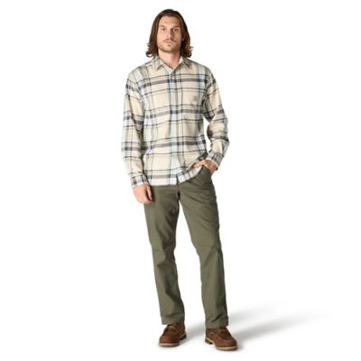 Image showing  Men's Hamilton Rugged Flex Relaxed Fit Midweight Flannel Long-Sleeve Plaid Shirt
