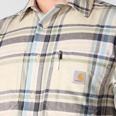 Image showing  Men's Hamilton Rugged Flex Relaxed Fit Midweight Flannel Long-Sleeve Plaid Shirt