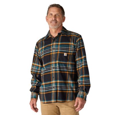 Image showing  Men's Hamilton Rugged Flex Relaxed Fit Midweight Flannel Long-Sleeve Plaid Shirt
