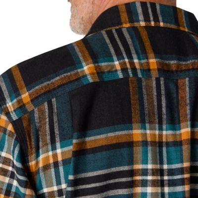Image showing 6 th Carhartt Men's Hamilton Rugged Flex Relaxed Fit Midweight Flannel Long-Sleeve Plaid Shirt
